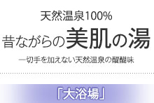 昔ながらの美肌の湯