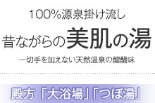 昔ながらの美肌の湯